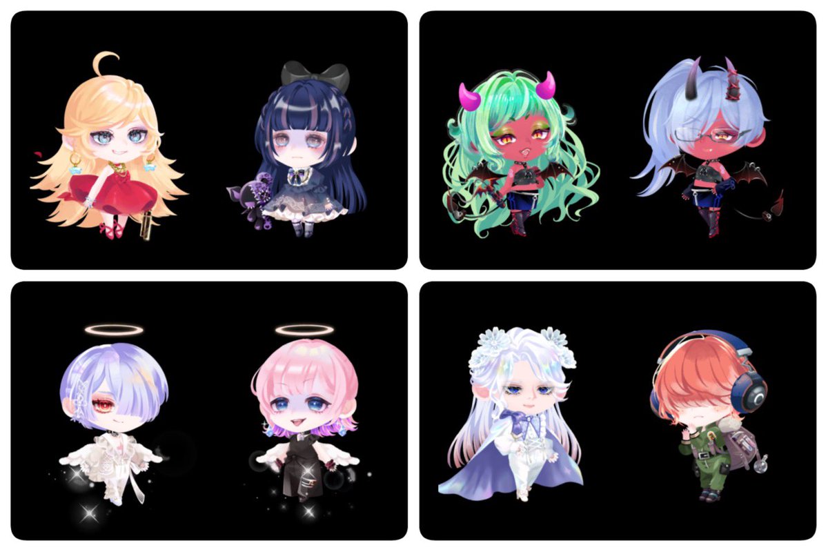 Yagi_Caprico88's tweet photo. 1周年イラストは無いけどポケツイで再現したキャラ達全員を載せます
ひとつの作品でこんなにキャラのマネコーデ組んだのは初めてです https://t.co/j0EoPTdEWA