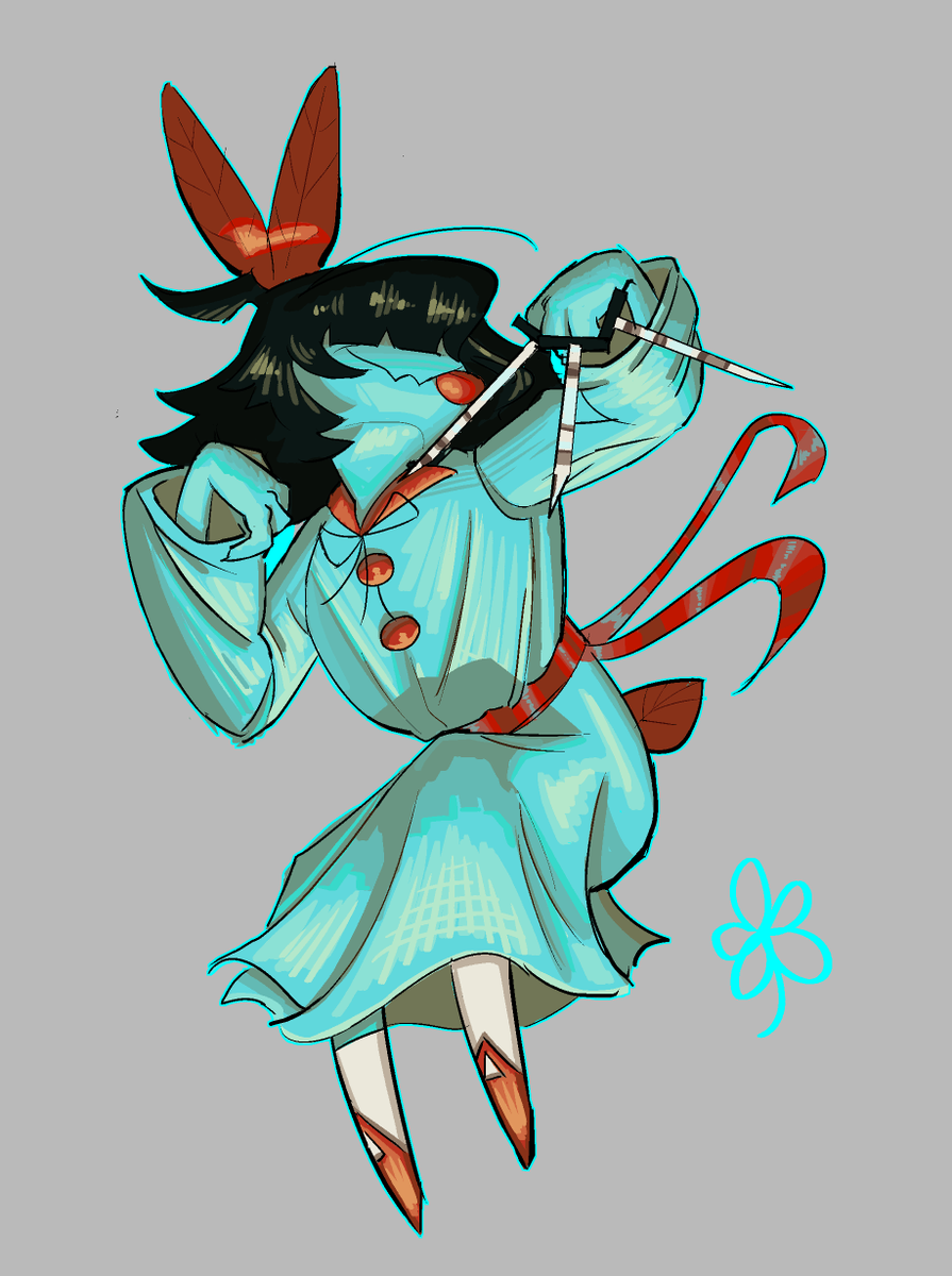 molmoldmmmmol's tweet photo. one big touhou reference #deltarune #aquatwt #killflowery https://t.co/ekFgH1oatT