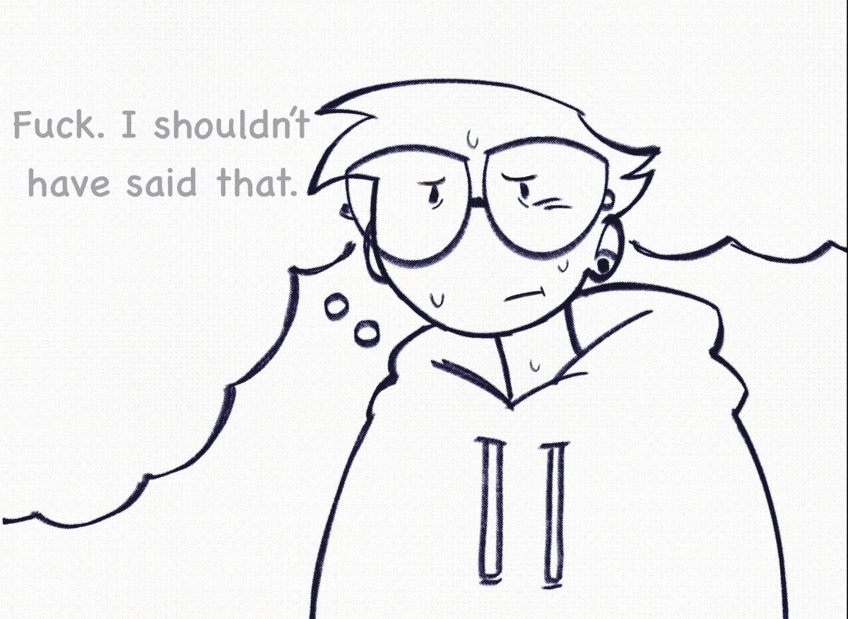 ruushdog's tweet photo. Should’ve kept my mouth shut
#comic #art https://t.co/CVcuvydy2O