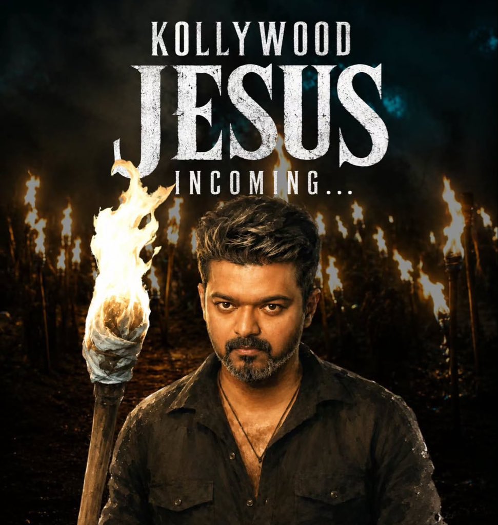 troy_war711's tweet photo. Kollywood Jesus incoming 🔥🔥🔥
#DemiGod #KollywoodJesus #ThalapathyVijay #BoxOfficeMonster #jananayagan https://t.co/kH7aGwuoAC