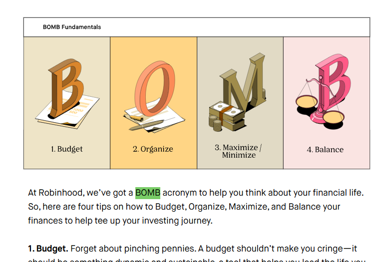 TimowPenggum's tweet photo. this is perfect NEET version for Robinhood. when they're Not in Education, Employment, or Training, you are Budget, Organize, Maximize, and Balance BOMB

https://t.co/JAoDMkzRBz https://t.co/3m6M4Pq8KT