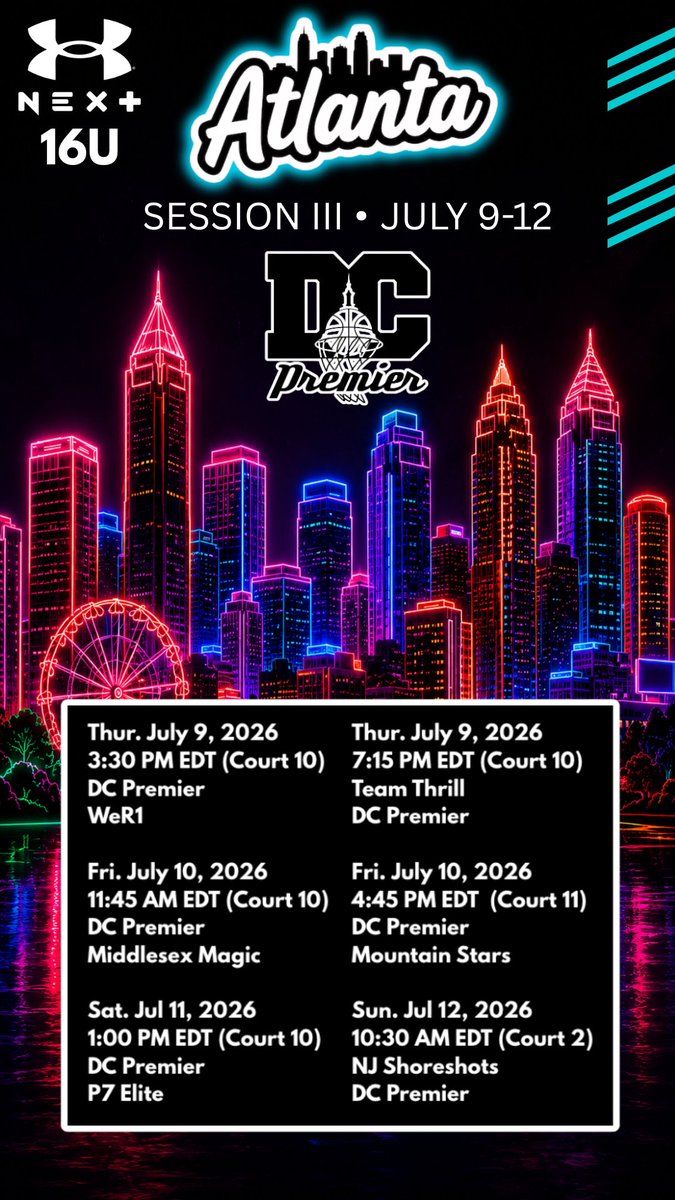DC_Premier_'s tweet photo. 🚨 16UAA SCHEDULE/ROSTER #S3 🚨 https://t.co/FNxxn4EFWs