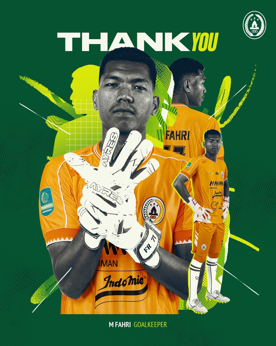 PSSleman's tweet photo. Terima kasih M. Fahri.

Terima kasih telah berjuang dan berkontribusi bersama PSS di musim 2025/26.

Sukses di perjalanan karier selanjutnya.

#PSS #COSE https://t.co/cWubf0OeSo