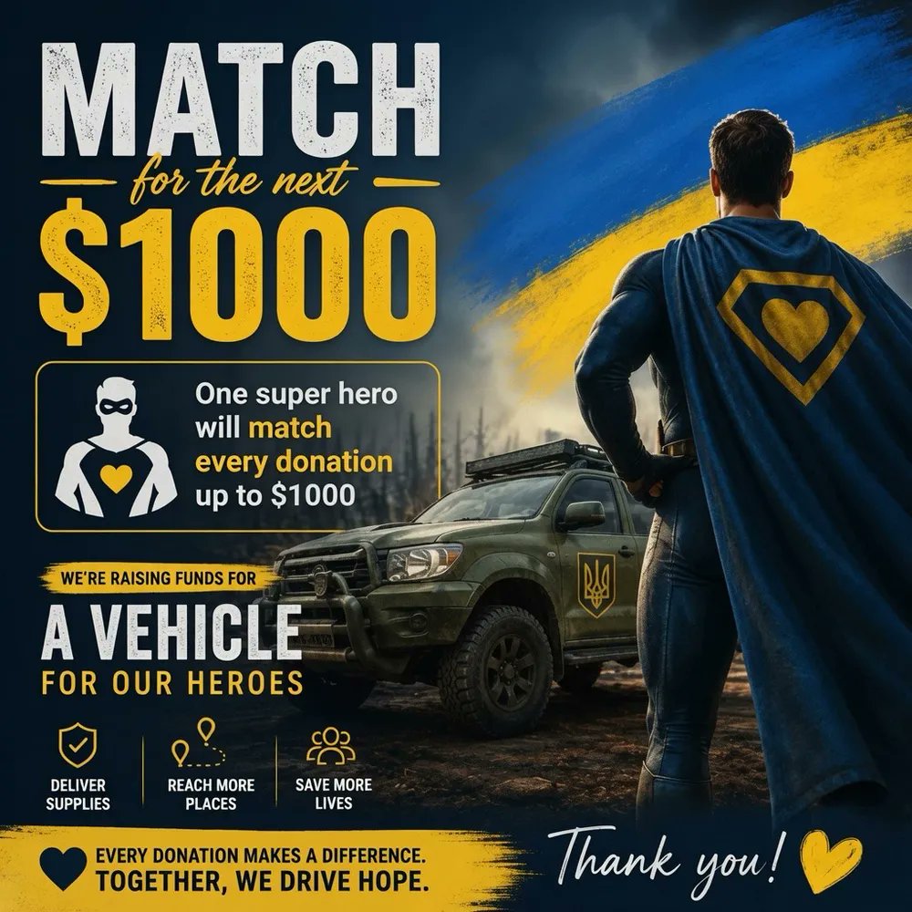 DrobotunVitalii's tweet photo. Help with this macth please!

Let`s finish this one today! It will help a lot!
Our heroes from 101st are waiting for our support!

✅Raised: $247
🔥To go: $753

✏️Nickname on car - $50+
🎁One patch - $150

🅿️: drobotunVVV@gmail.com
🍏/📱/💳: https://t.co/jF31Sulye9 https://t.co/F1FXCnv42D