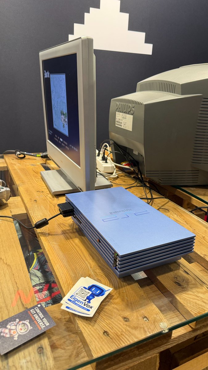 eigenvox's tweet photo. This week we’re at #WeAreDevelopers World Congress 2026.
Thousands of developers, AI builders, founders, and tech leaders in one place, sharing ideas and building what’s next.
If you’re attending, keep an eye out for our little blue robot. 👀🤖
Come say hello and grab a sticker. https://t.co/KiwBWKA5hf