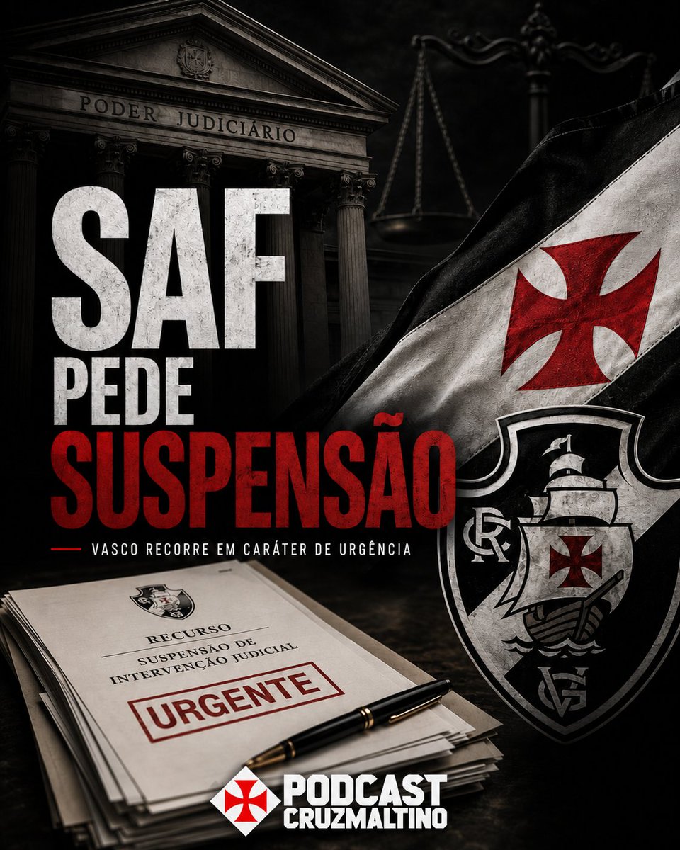 PodCruzmaltino's tweet photo. 🚨 | A Vasco SAF entrou com um agravo de instrumento no TJRJ tentando suspender os efeitos da intervenção judicial determinada no processo movido pela 777 Carioca LLC.

O recurso pede, em caráter urgente, que o Tribunal reveja a medida que afetou a governança da companhia.

1/ A Vasco SAF recorre contra decisões da 4ª Vara Empresarial do Rio que afastaram cautelarmente membros do Conselho de Administração, suspenderam a prerrogativa do Club de Regatas Vasco da Gama de recompor esses cargos e mantiveram uma intervenção judicial na governança da SAF.

2/ O ponto central do recurso é o pedido de efeito suspensivo.

Ou seja: a Vasco SAF quer que o Tribunal suspenda imediatamente os efeitos das decisões até o julgamento definitivo do agravo.

Em termos objetivos, a SAF quer retomar a governabilidade normal da companhia.

3/ A SAF afirma que não está recorrendo para defender uma posição específica no conflito societário entre CRVG e 777.

A linha adotada no agravo é outra: segundo a companhia, a intervenção passou a gerar efeitos concretos negativos sobre a operação, a recuperação judicial e a relação com o mercado.

4/ O argumento principal é baseado em fatos supervenientes.

A Vasco SAF diz que, depois da decisão original, surgiram fatos novos que mudaram o cenário:

renúncia da interventora Samantha Mendes Longo;
declaração de suspeição da magistrada;
designação provisória de Adriana Zamponi e Alexandre Macedo;
aumento da percepção de instabilidade;
questionamentos de agentes do mercado.

5/ A SAF sustenta que a combinação entre recuperação judicial, conflito societário e intervenção judicial elevou a percepção de risco da companhia perante patrocinadores, financiadores, fornecedores, atletas, empresários, clubes, lojistas e parceiros comerciais.

Esse é um ponto sensível.

6/ Segundo o recurso, parceiros passaram a questionar a extensão da intervenção, a estabilidade da governança, a segurança jurídica dos atos praticados durante sua vigência e a capacidade da companhia de cumprir compromissos.

A SAF diz que isso atrasou negociações e aumentou o esforço institucional da diretoria.

7/ O agravo também destaca o impacto sobre a recuperação judicial.

A SAF afirma que precisa preservar confiança para gerar caixa, manter contratos, captar recursos, cumprir o plano aprovado e honrar obrigações, inclusive dentro da transação fiscal.

A tese é: sem estabilidade, o soerguimento fica mais difícil.

8/ Outro ponto relevante é o financiamento DIP.

A Vasco SAF cita projeções internas de fluxo de caixa para mostrar que novas fontes de liquidez seriam importantes para a travessia financeira de 2026.

A intervenção, segundo o recurso, poderia dificultar ou retardar a análise de crédito por potenciais financiadores.

9/ O departamento de futebol também aparece como argumento importante.

A SAF afirma que o mercado da bola exige decisões rápidas, especialização e segurança institucional, especialmente perto da abertura da janela de transferências, citada no recurso para o dia 20 de julho.

10/ A tese da SAF é que o calendário do futebol não espera o tempo do processo judicial.

Negociações com atletas, agentes, clubes e treinadores podem perder timing. E oportunidades eventualmente perdidas na janela dificilmente seriam recompostas por uma decisão futura.

11/ O recurso não diz que o futebol foi paralisado.

O que a SAF sustenta é que a intervenção gerou ruído, dúvidas e cautela adicional nas contrapartes, afetando a velocidade e a confiança em negociações comerciais, financeiras e esportivas.

12/ Como alternativa, caso o Tribunal não suspenda tudo, a Vasco SAF pede uma medida menos gravosa: a substituição da intervenção por um monitor independente, chamado no recurso de “watchdog”.

Esse monitor acompanharia os atos de governança e reportaria irregularidades ao juízo, sem assumir a administração.

13/ Esse pedido alternativo é importante porque mostra que a SAF não está simplesmente rejeitando fiscalização.

A companhia tenta convencer o Tribunal de que é possível haver controle judicial sem uma intervenção direta na governança.

14/ A leitura do agravo é clara: a Vasco SAF tenta mudar o eixo do debate.

Em vez de discutir apenas quem tem razão no conflito entre CRVG e 777, o recurso coloca outra pergunta na mesa:

a intervenção está protegendo a SAF ou está prejudicando a preservação da empresa?

15/ O ponto de atenção é que o recurso depende muito da comprovação dos impactos alegados.

A narrativa é forte, mas o Tribunal pode exigir elementos objetivos: documentos, mensagens, contratos atrasados, questionamentos formais, tratativas afetadas e provas concretas de risco financeiro ou esportivo.

16/ Agora, o Tribunal pode conceder efeito suspensivo total, parcial, negar a liminar ou ouvir antes a 777, a Administração Judicial e o Ministério Público.

Até lá, o tema segue como um dos pontos mais sensíveis da guerra societária envolvendo a Vasco SAF.

Siga o Podcast Cruzmaltino para mais informações.