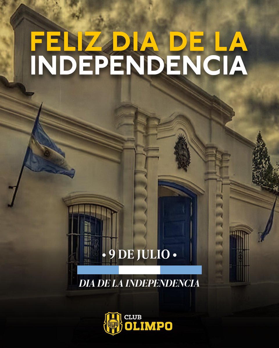 Olimpo_Oficial's tweet photo. 🇦🇷 Se conmemoran 210 años de nuestra independencia.

¡Feliz Día de la Independencia, viva la Patria! 

🩵🤍 https://t.co/r9kjPHyRVk