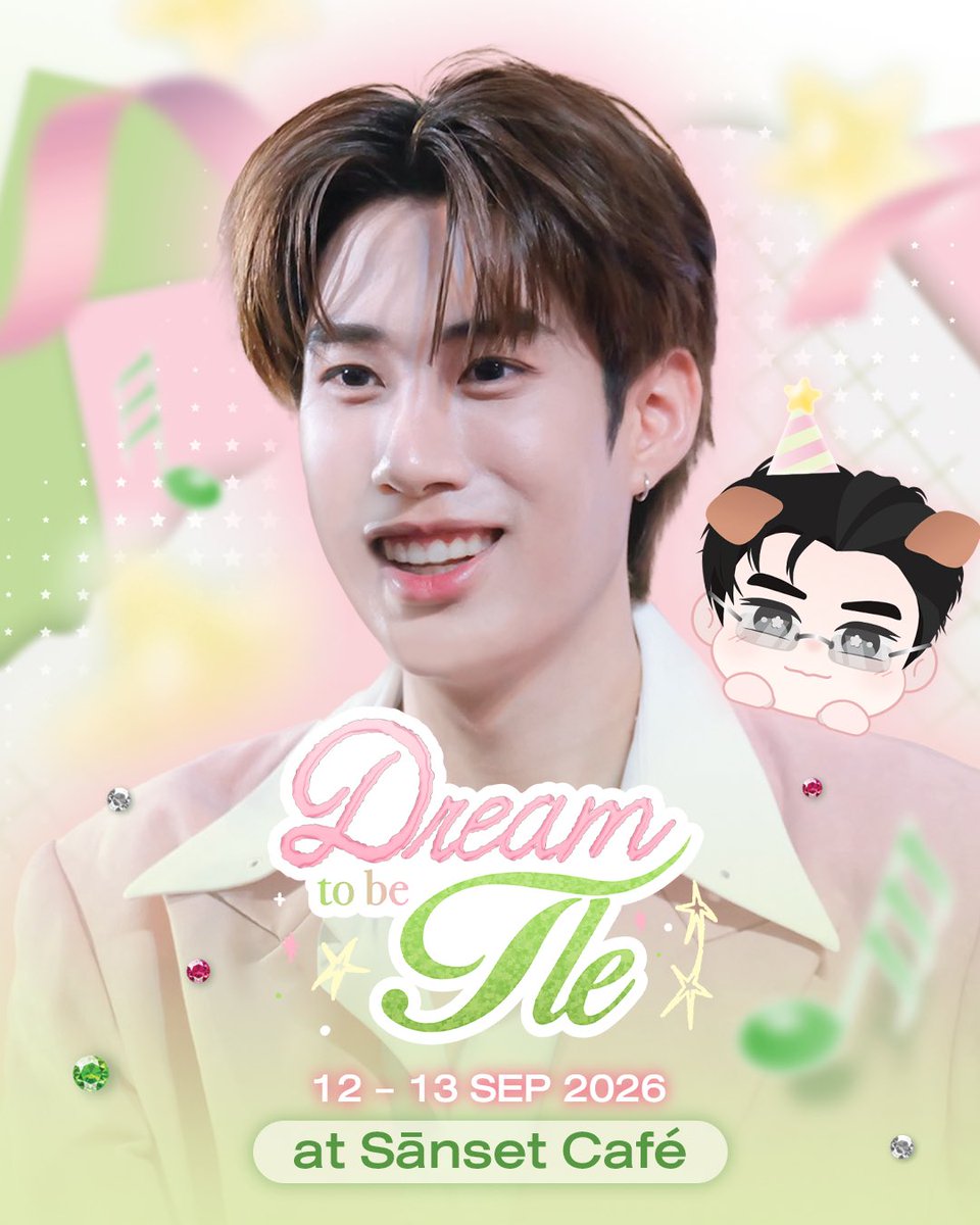 dreamtobeTLE's tweet photo. 𓂃⋆｡  𝓣le 28th birthday cafe 2026  ⋆ 𓈒 

✿ sat 12 - sun 13 sep 2026 
✿ 11:00 am - 5:00 pm 
✿ @sansetcafe_ (mrt wat mangkon)

𝑚𝑒𝑚𝑜𝑟𝑖𝑒𝑠 𝑎𝑛𝑑 𝑎 𝑠𝑡𝑜𝑟𝑦 𝑤𝑎𝑖𝑡𝑖𝑛𝑔 𝑓𝑜𝑟 𝑦𝑜𝑢 𝑡𝑜 𝑏𝑒 𝑝𝑎𝑟𝑡 𝑜𝑓 𓈒 ♡

#Tle_mtm ⋆ #dreamtobeTLE28th https://t.co/WYPwyoIGnO