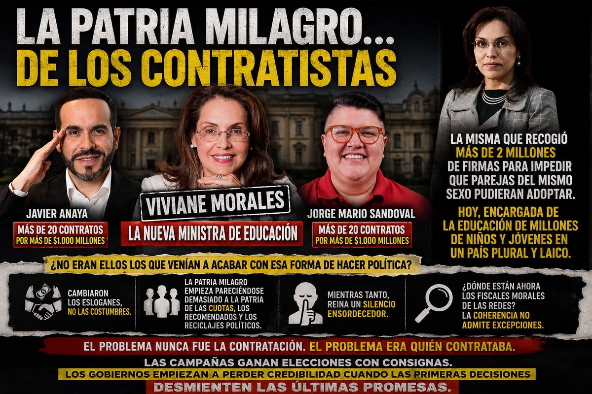 derlilopeza's tweet photo. #FirmesPorLaPlata Daniel Briceño pedía revisar cada contrato, cada hoja de vida. ¿Qué dice ahora de los contratistas que acompañan a Viviane Morales? El silencio habla por él. https://t.co/XjKisz1UEC