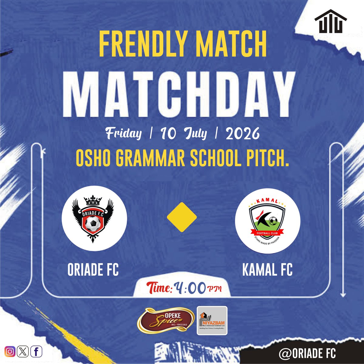 OriadeFC's tweet photo. Let’s get the ball rollin ⚽️ 

#ORIKFC
#HigherWeFly https://t.co/5frRaMn30q
