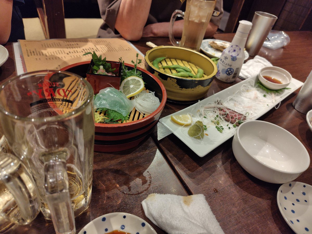 cfv613's tweet photo. 大学時代のサークルの仲間で送別会をしてくれた

#一次会 https://t.co/x6cdD52GPi