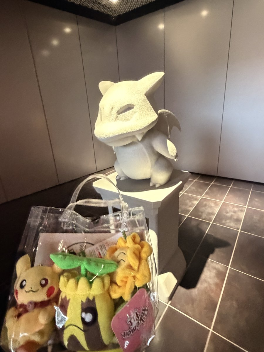 SunkernIsNo191's tweet photo. なんかよくわからないがジムにある像と、ピカチュウ、キマワリ、ヒマナッツ https://t.co/qcN6WvHX1T