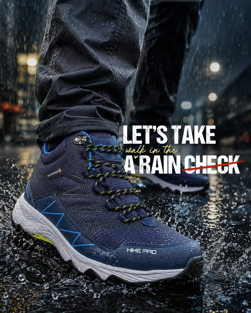 Woodland's tweet photo. Weather-proof the fun.

.
.
.
[Woodland, Explore More, Durable Shoes,  Monsoon Footwear, Casual Style]

#Woodland #ExploreMore #MonsoonReady #Waterproof #KicksOfTheDay https://t.co/jC01Cm6BjA