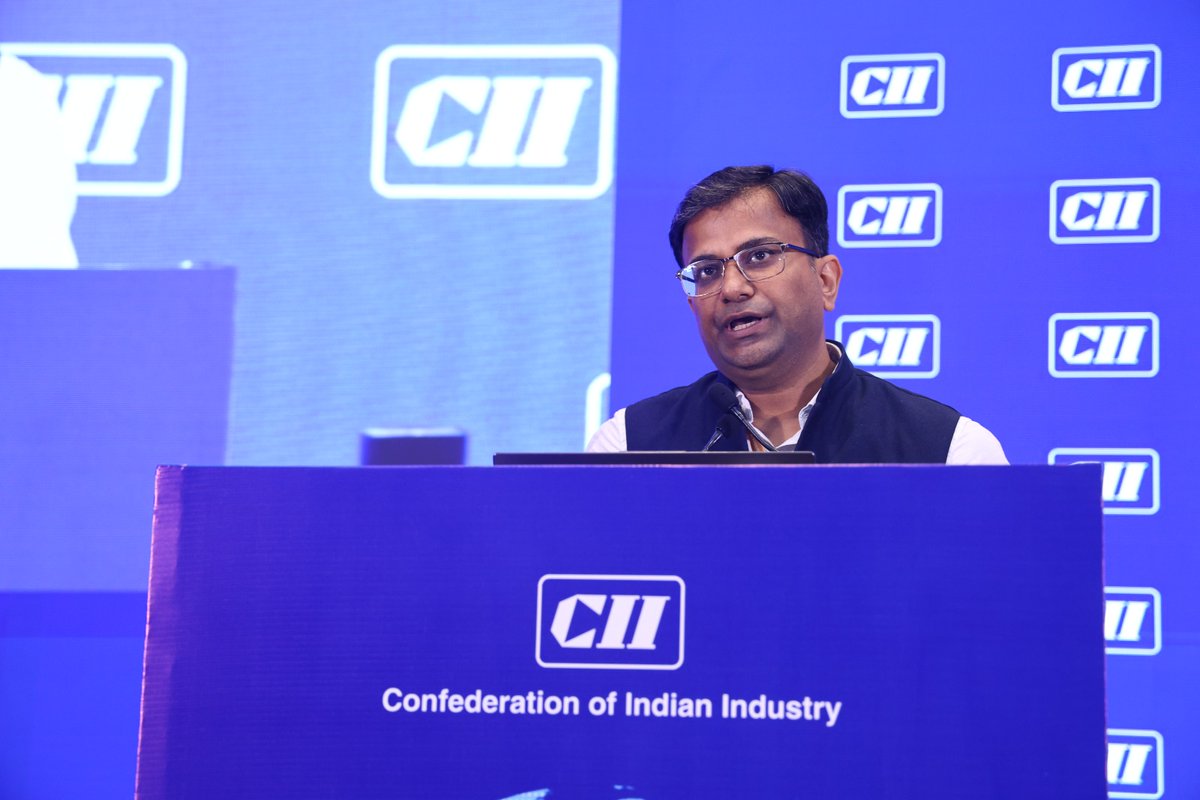 FollowCII's tweet photo. "In consultation with various industry associations, industry experts, and GCC experts in the country, critical parameters identified for the growth of GCCs are a future-ready talent ecosystem with sectoral expertise and training in emerging tech like data analytics, AI, ML, cybersecurity, GPU cloud, fintech, and product development. Also, talent development should include initiatives on re-skilling and up-skilling. Further, availability of grade-A infrastructure in tier-2 cities, ease of doing business, and compliance are also critical."- Shri Rajeshwar Singh Jenwar (@RSJenwar), Director and HoD, Software Industry Promotion DivisionDirector, Ministry of Electronics and Information Technology (@GoI_MeitY), during the session India’s Next GCC Growth Corridors: Unlocking Tier-2 & Tier-3 Advantage. 

#CIIGCCBusinessSummit2026