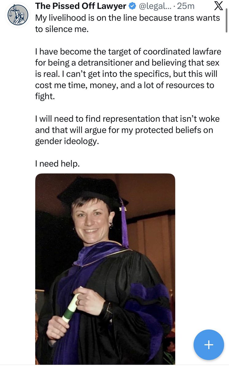 DreamLeaf5's tweet photo. “Help trannies are trying to silence me just because I think sex is real!” 

Meanwhile in reality… https://t.co/3aZ0u76OJW