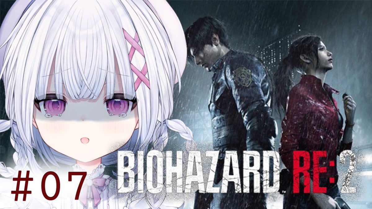 awayuki_muta's tweet photo. 【- ̗̀📢配信開始！ 】

【#バイオハザードRE2   】#7 警察署から脱出したいよ～～T T【#新人vtuber / #泡雪むた  】

https://t.co/OdXtGcnXLz https://t.co/n00x8PIIs1