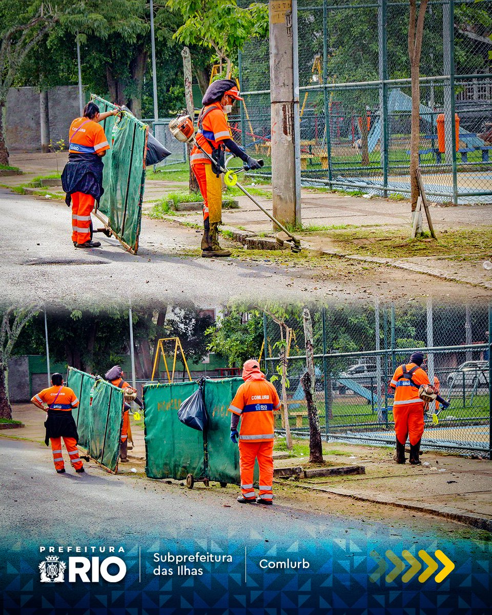 subilhasrio's tweet photo. Comlurb e Subprefeitura realizaram, na última semana, uma ampla ação de limpeza e roçada no bairro do Tauá. Os serviços foram executados em 12 ruas da região, incluindo as Praças Frei Paulo e Manoel Madruga. (+) https://t.co/MLfke1Z6mr