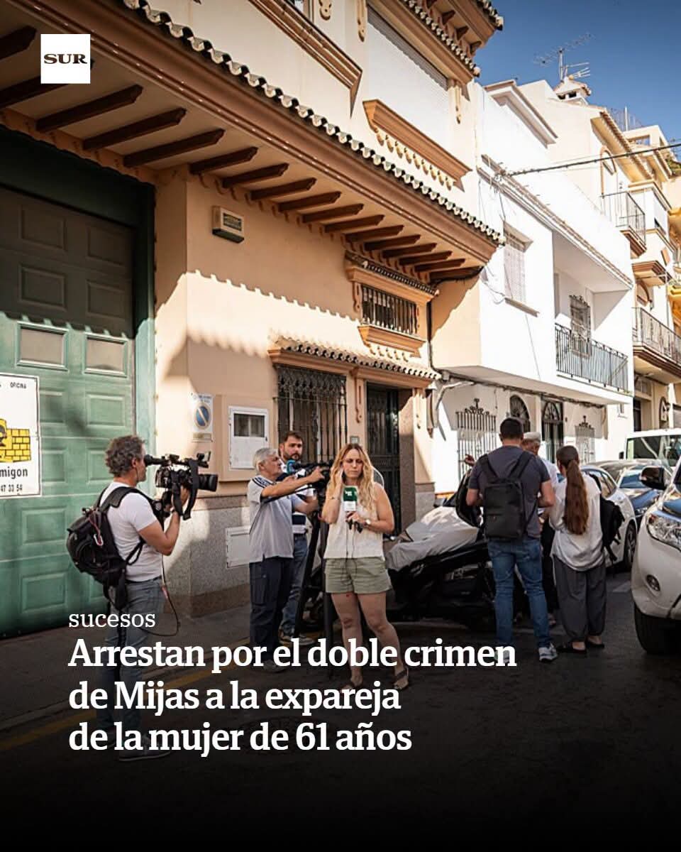 JAPR_es's tweet photo. Arrestan por el doble crimen de Mijas a la expareja de la mujer de 61 años.

El arrestado es la expareja de la víctima mayor y cuenta con antecedentes por violencia de género. 
https://t.co/nqxuaYq2gK https://t.co/fT2BsL87cN