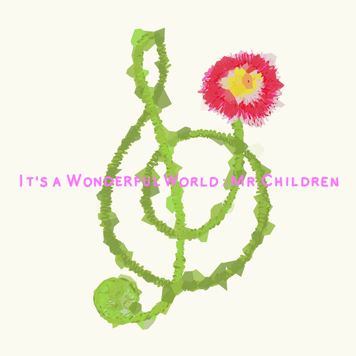 Mr.Children It's a Wonderful World ポスター Mr.Children IT'S A WONDERFUL WORLD (2002) #mrchildren