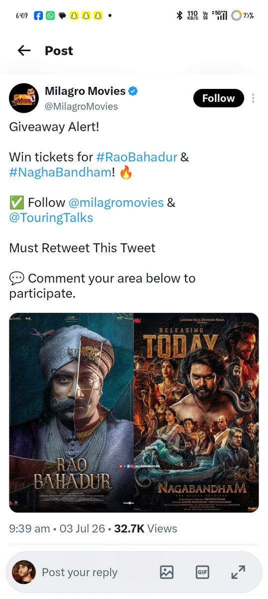 MbShankar4005's tweet photo. @MilagroMovies @district_india Ee give away ekkada anna https://t.co/nlVBwOiUCf