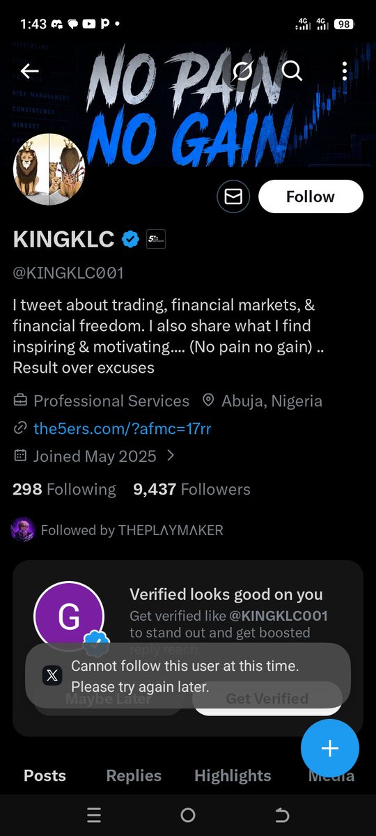 Pato_EM77's tweet photo. @theplaymakerxx @the5erstrading @The5ersFutures @Brinceofcrypto @danfaari @KINGKLC001 @Bella_EM811 @BuenaBlu1392 @hudlcrush190
Done bro please favour me just this once https://t.co/PDtuXDbNKt