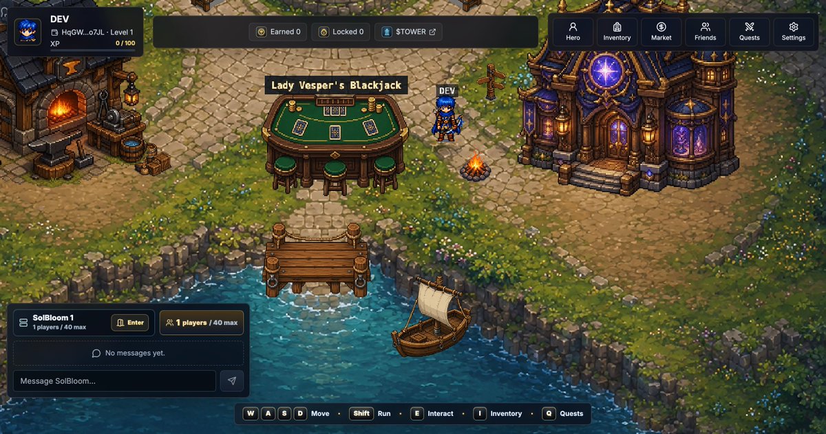 PlaySolTower's tweet photo. Sorry for the inconvenience with the 1,000 $TOWER token-gated access.

This has now been fixed. You can now connect your wallet and play the game.

Thank you for your patience, and welcome back to SolBloom Village. 🏰🌸 https://t.co/MQBkqNqr0h