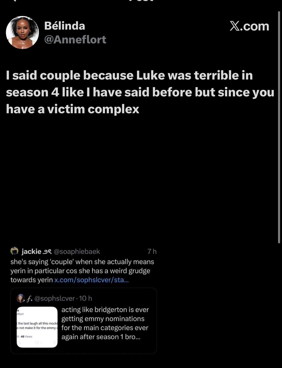 soaphiebaek's tweet photo. you're the one attacking and calling me a victim complex. takes one to know one since you can never mind your damn business https://t.co/3hIBSI7rjp