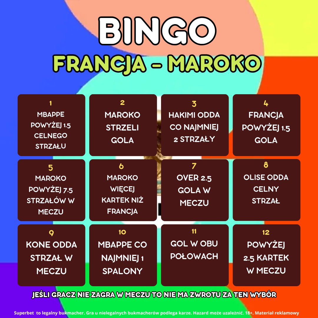 na_zielono's tweet photo. Dziś w Paryżu na pewno będzie ogień XD

🎁 500 zł bonusu za gola Francji w tym meczu. Łap szczegóły tutaj: https://t.co/HpKS9ZjOUb

Podaj 6 zdarzeń z meczu Francja - Maroko. Dwie osoby, które trafią całość otrzymają po 50 zł freebetu. Przy remisie zasada kto pierwszy ten lepszy.   

Tylko reg. czas gry 😋