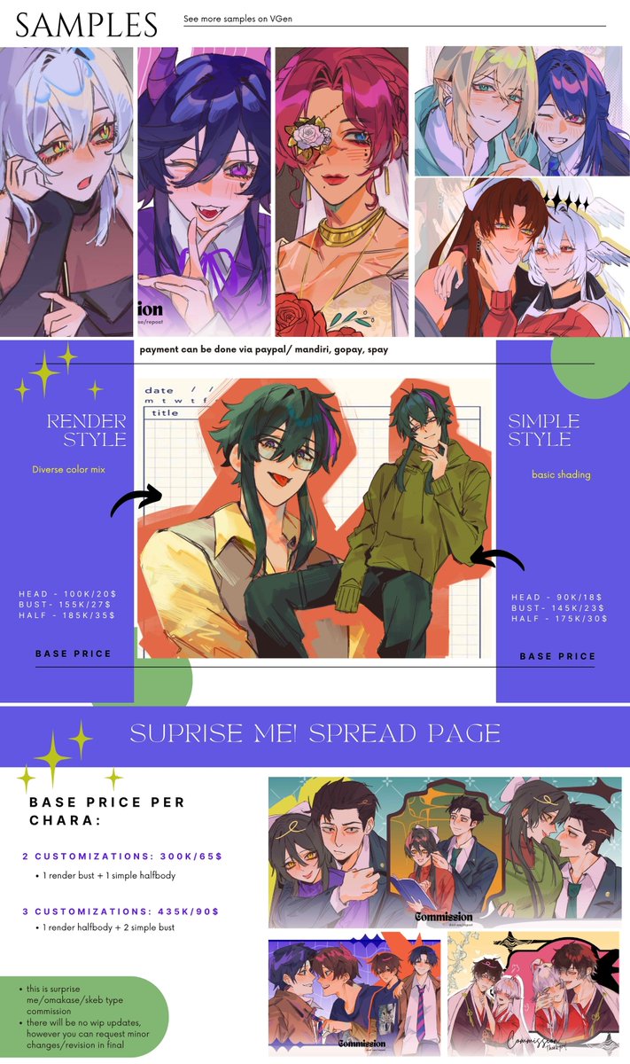 artistsbase's tweet photo. haloo sender lagi buka komis art! barangkali ada yang tertarik boleh langsung ke kepoin akun sender yapss @/ggtr500 ^w^
https://t.co/0fbgD2c9pM