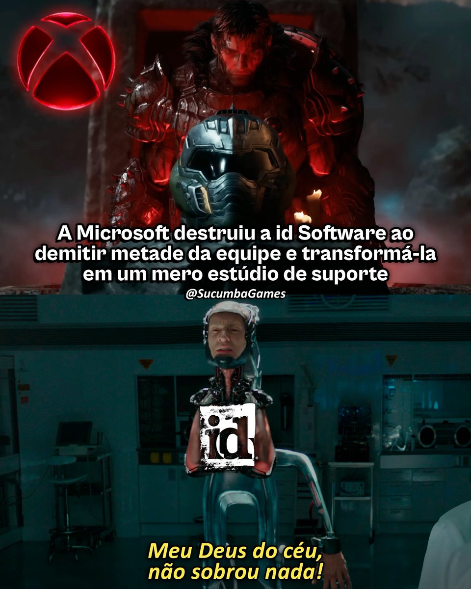 Clima de Terror: Xbox Demite Milhares e Deixa id Software e Bethesda no Escuro