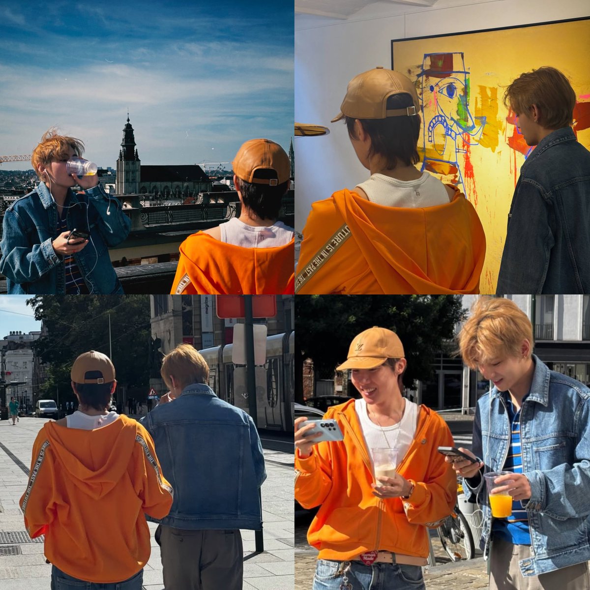 winnttaebear's tweet photo. Taehyung with his hobi hyung https://t.co/DBBMNBam0s