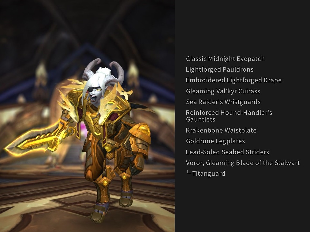 Kynmarcher's tweet photo. @D4YBREAKER I've been levelling a Draenei OC myself. I might have been inspired by some epic music at the time. https://t.co/5SVaASQSMF