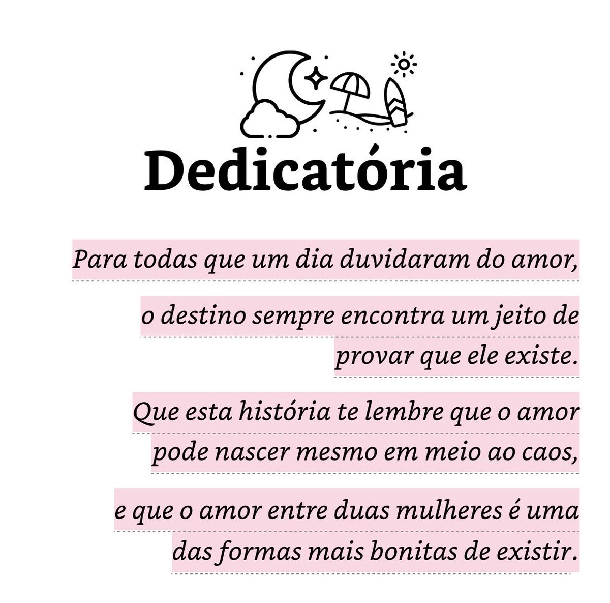 autoragmilbradt's tweet photo. eu AMO essa dedicatória do meu livro, sendo que eu mesma sou a garota que começou a duvidar do amor e espero o destino me provar que ele ainda existe 💔 https://t.co/wL8iYS1qFb