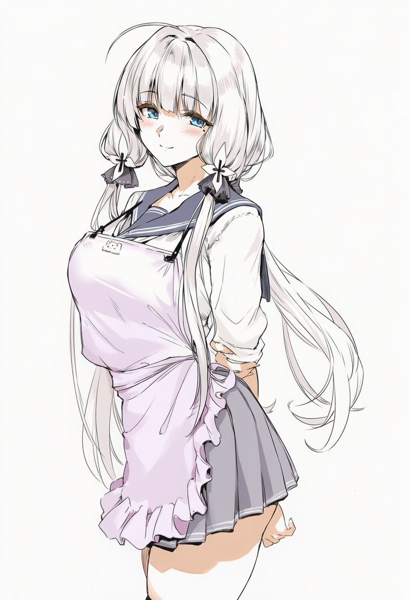 Ojousama_dswa's tweet photo. #イラストリアス
#アズールレーン
#アズレン
#illustrious
#AzurLane
#AIイラスト
#AIart
セーラー服エプロンなイラストリアス♡ https://t.co/sn50o7RXyt