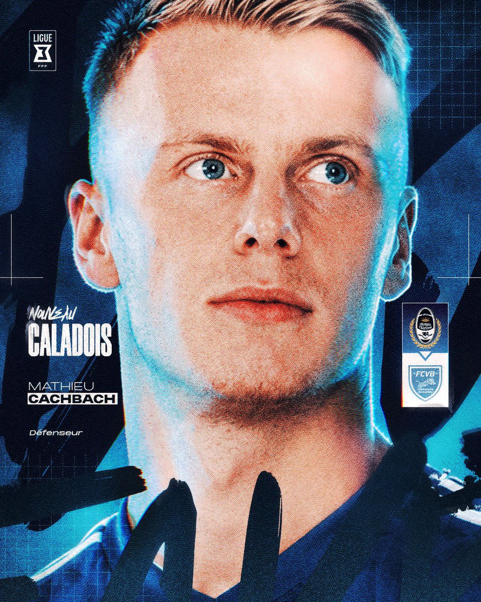 FCVB_officiel's tweet photo. ✍️ 𝙈𝙖𝙩𝙝𝙞𝙚𝙪 𝘾𝙖𝙘𝙝𝙗𝙖𝙘𝙝 𝙚𝙨𝙩 𝙘𝙖𝙡𝙖𝙙𝙤𝙞𝙨 🐅

Le FC Villefranche Beaujolais est heureux d'annoncer l'arrivée de Mathieu, milieu de terrain de 25 ans en provenance de l'Olympic de Charleroi (D2 Belge).

Bienvenue en Calade, Mathieu ! 🔵 https://t.co/kX6b3HJKaO