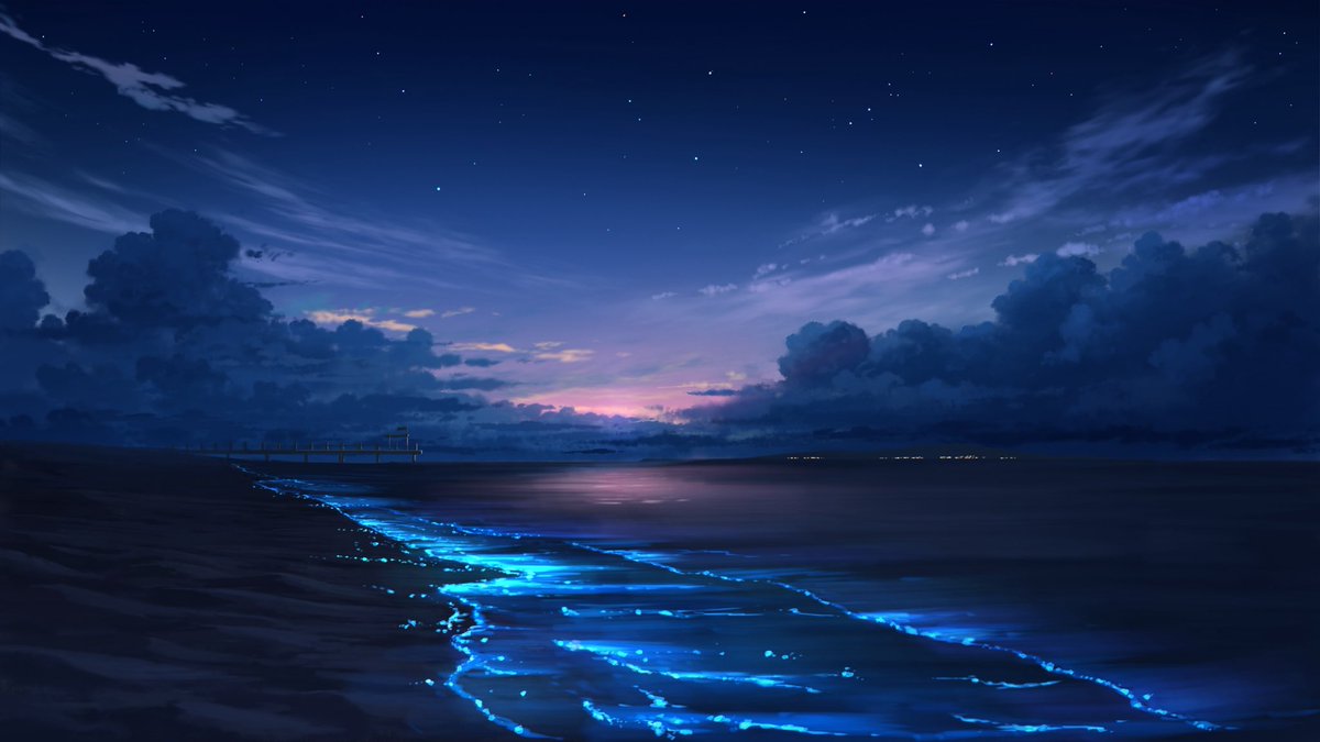 kuroneko_no_pei's tweet photo. 青の夕暮れに、波の音が聞こえる https://t.co/pDyhmn5OOi