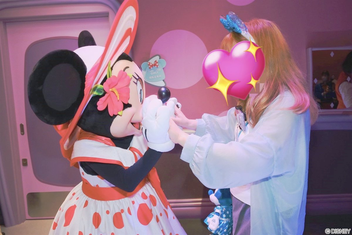 いっぱいミニーちゃんに会えて楽しい1日だった🫰💕