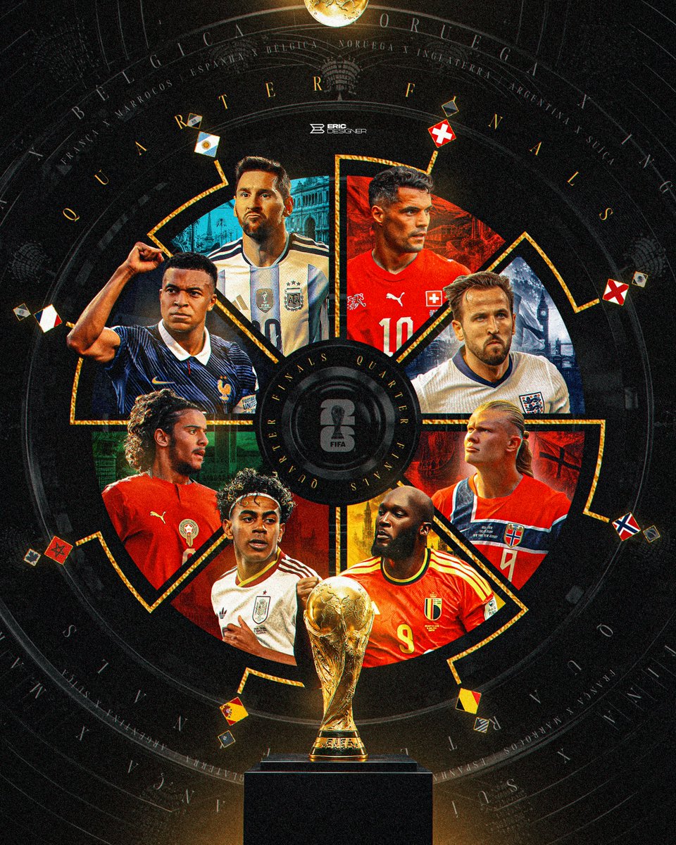 ericdesignr's tweet photo. Rumo as Quartas de Final! https://t.co/lt04zfk6Np