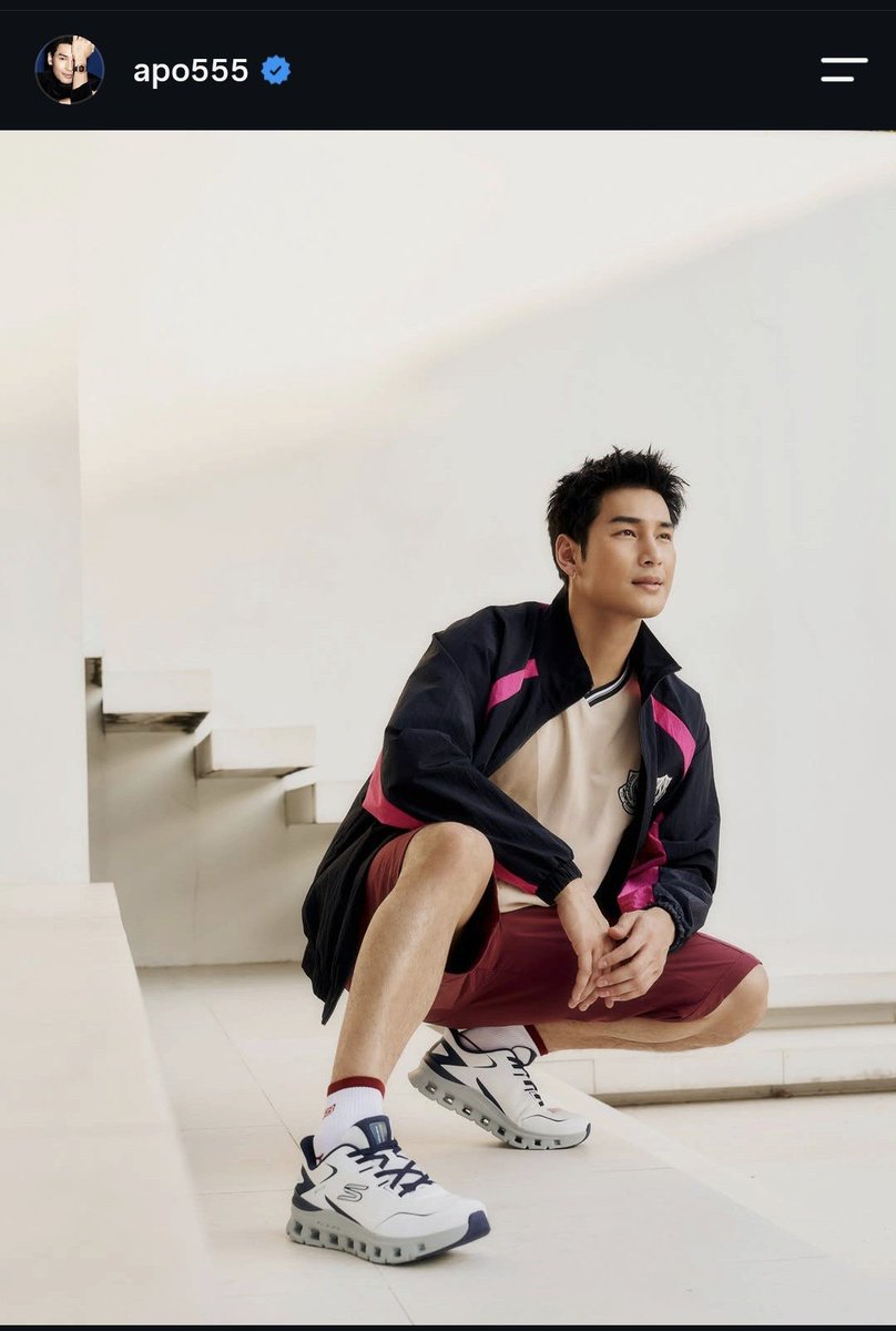 ApoMyLover's tweet photo. IG : apo555
"If you want to be handsome, you've got to go all out with Skechers!"
Who else could look this breathtakingly handsome while modeling comfort footwear? Apo's power is truly unmatched!🥰😘
APO SKECHERS APAC BA
@Nnattawin1 #ApoNattawin
#GlideStepPro #SkechersxApo https://t.co/blhj6g3XtC