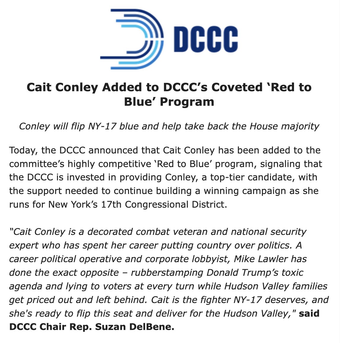 AndrewSolender's tweet photo. Interesting: DCCC adds Cait Conley in #NY17 and Manny Rutinel in #CO08 to its Red to Blue program after their primary wins, but still no Matt Dunlap in #ME02.
They had Joe Baldacci, Dunlap's failed primary opponent, on the list.
Some background on this: https://t.co/XO2kZCR3RT https://t.co/WyKSqAAeqp