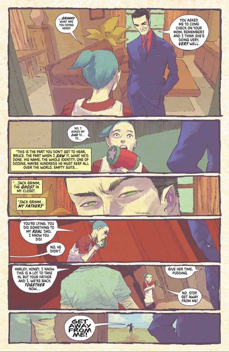 Control_alt_dlt's tweet photo. Making Absolute Harley Quinn the daughter of Joker and classic Harley Quinn is such an evil and genius creative decision https://t.co/dt25Zfe6J4