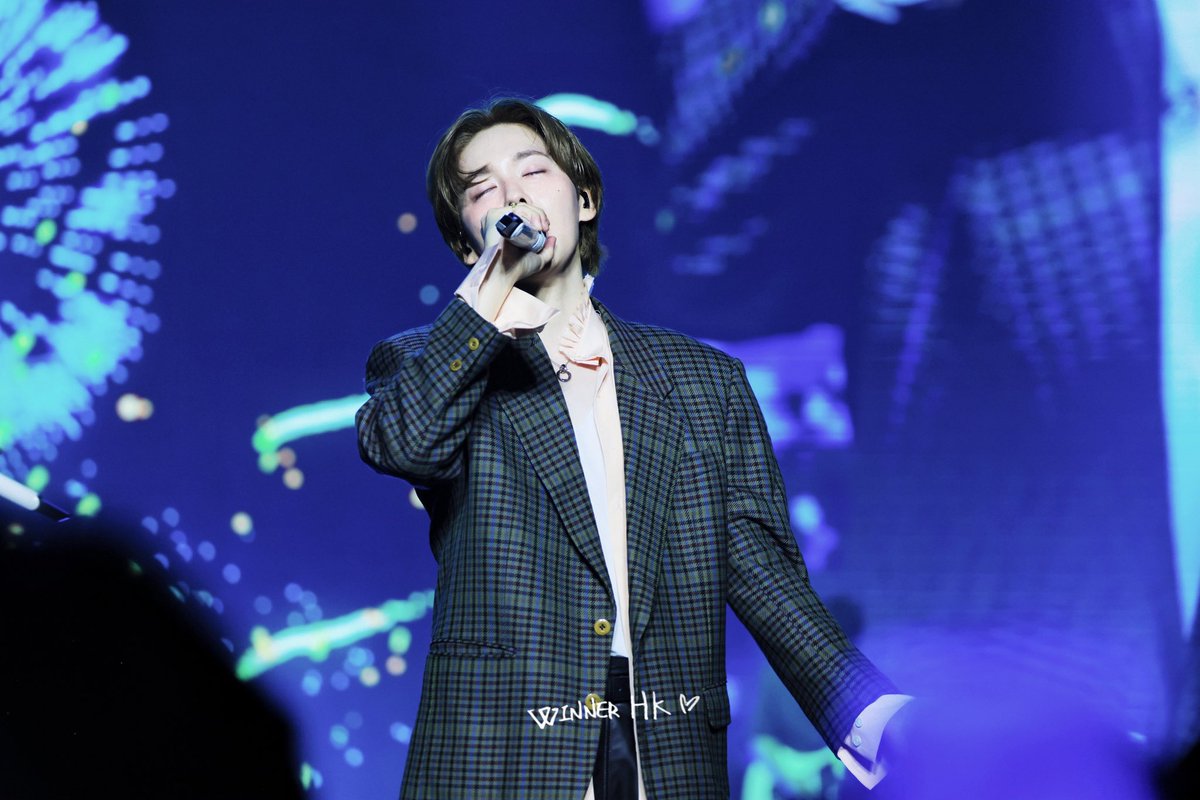 Winnerhk1025's tweet photo. 2026 AWESOME STAGE - JINU💙  

#JINU #위너 https://t.co/pBQxJabQJN