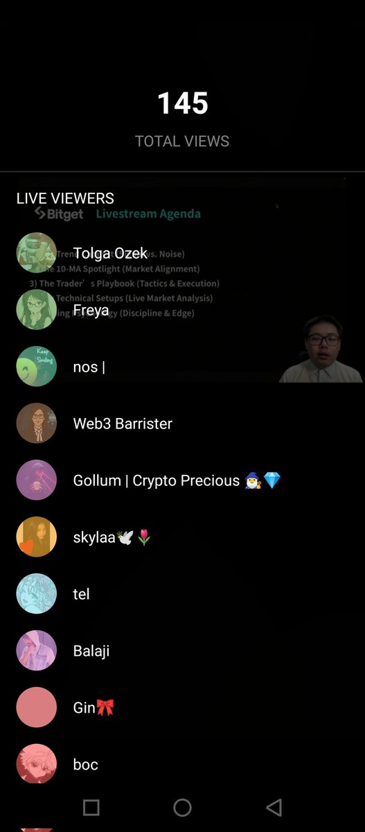 web3barrister's tweet photo. @Bitget_TradFi Tuned in live.

 the MA Matrix breakdown is super clear and practical. Great insights on trend alignment

Thank you CMA Lewis 

 @Bitget_TradFi" https://t.co/xUFTtozYwx