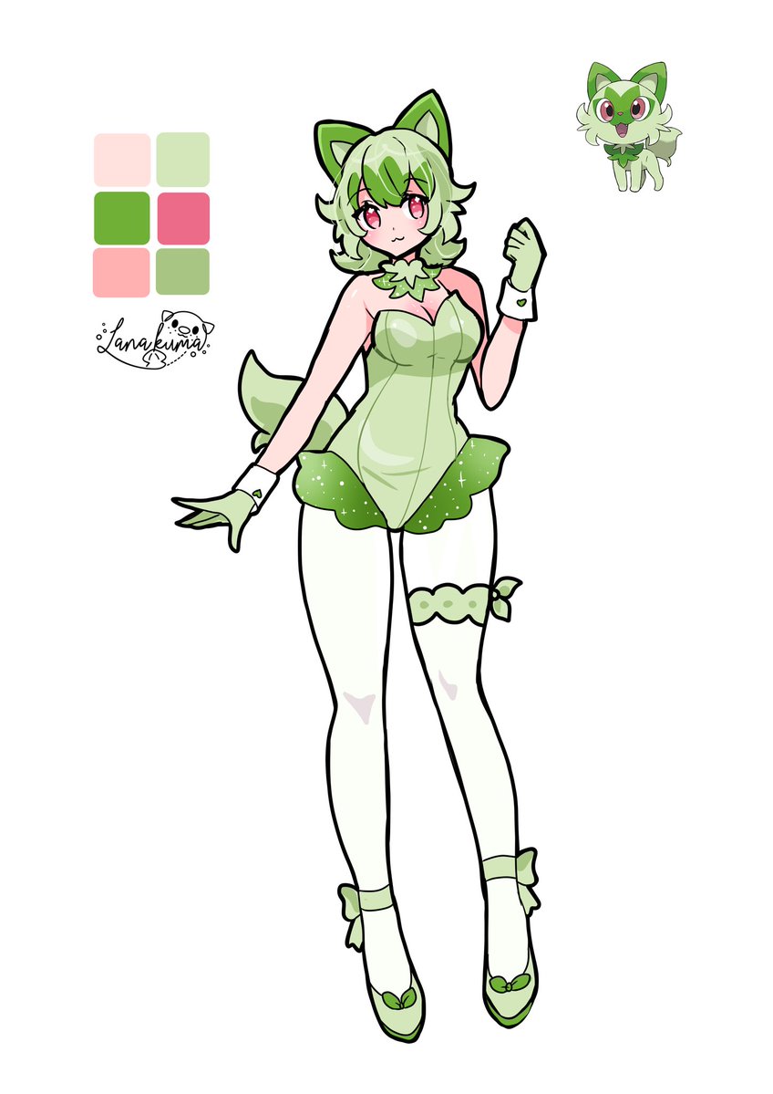 Lanakuma's tweet photo. Sprigatito ニャオハ inspired gijinka adopt ฅ^>⩊<^ ฅ

⋆🐾° she is $75usd

⋆🐾°can be used for streaming posting ect

⋆🐾°comment or pm to claim 

⋆🐾°rts very appreciated !

Please be careful of impersonation scams https://t.co/kXlH7rL6fT