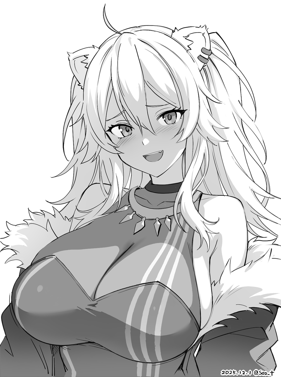 Seo_t's tweet photo. 獅白ぼたん https://t.co/o88Ztbok42