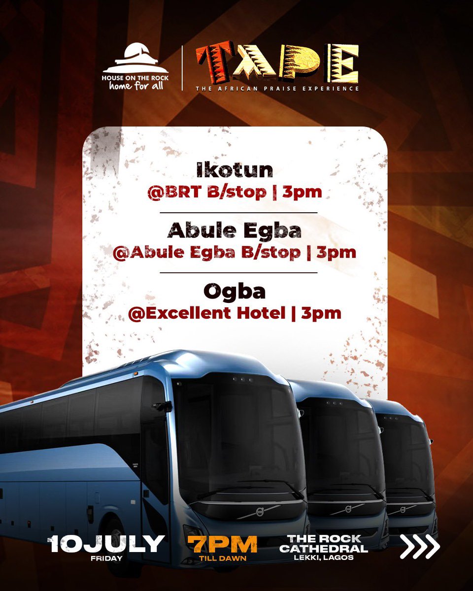 TheExperienceLG's tweet photo. Free Bus Locations and Departure Times

Friday, July 10, 2026 https://t.co/c8kINmSm7D