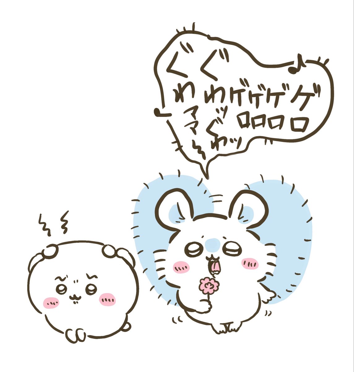 R_TM__'s tweet photo. きーこーえーてーくーるーよ😫
#ちいかわファンアート https://t.co/UN1EmQD6An