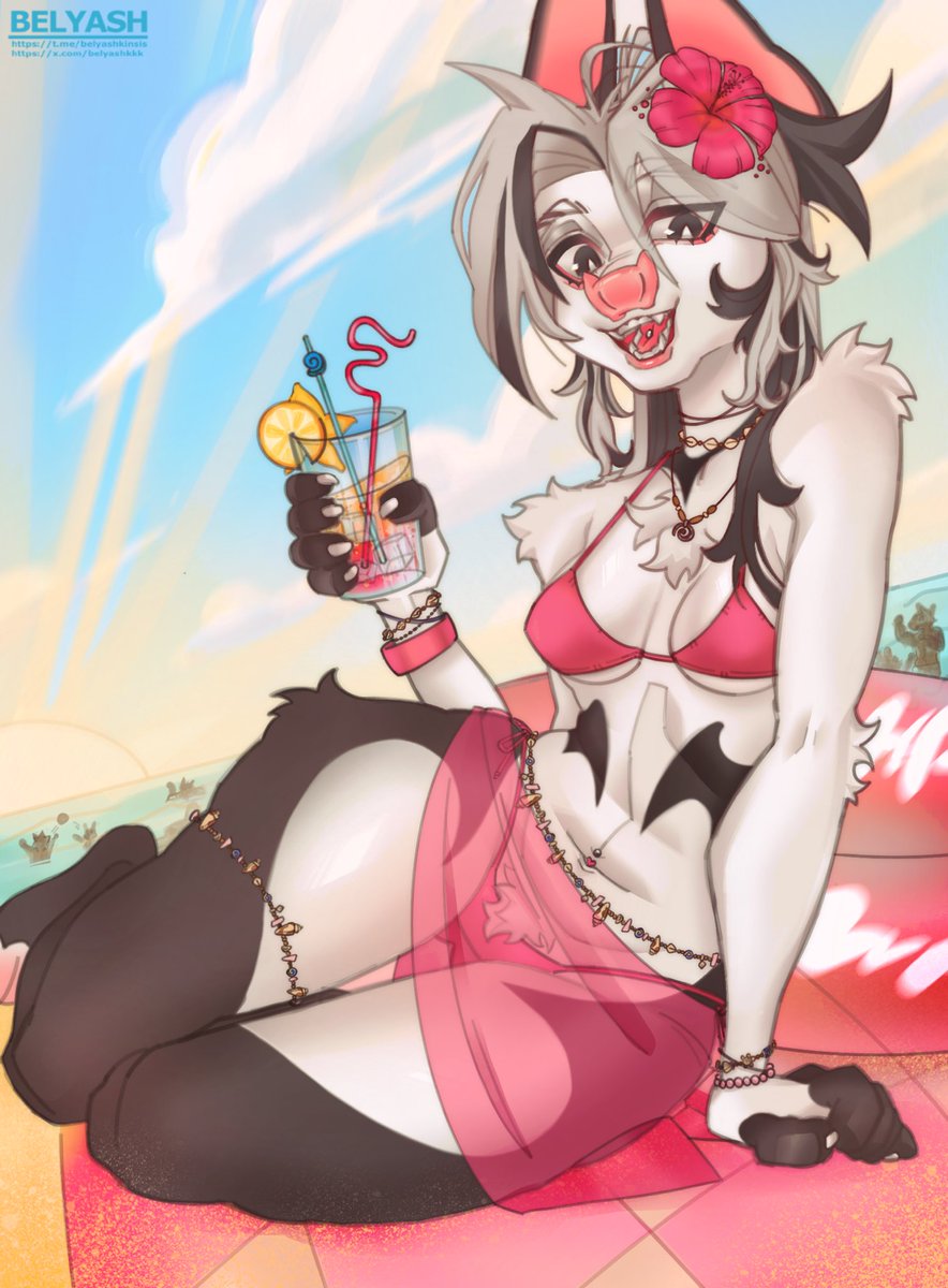 belyashkkk's tweet photo. 🌺Summer Time🌺

#oc #art #furry https://t.co/xZ03QiRuOJ