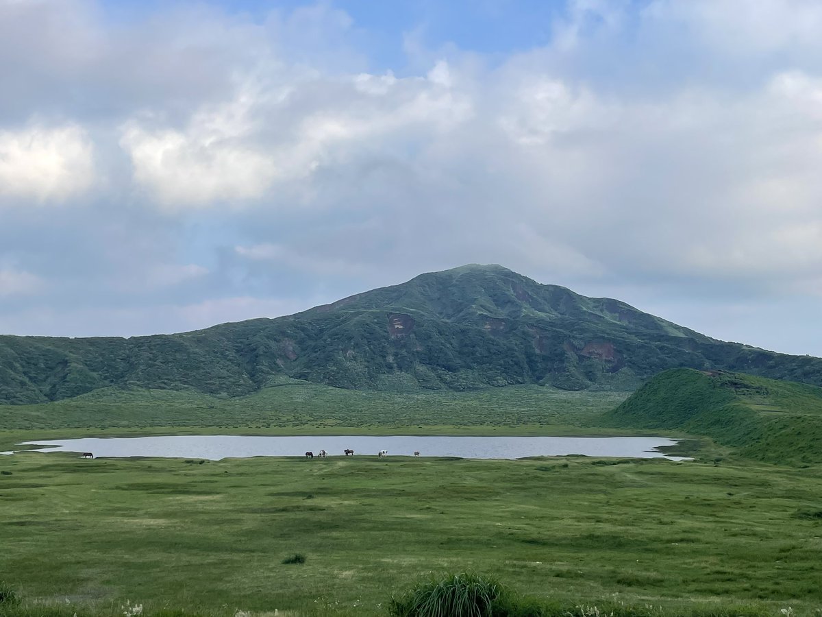 nucca_aso's tweet photo. 梅雨明けして一気に夏夏しい草千里🌱
連日たくさんのお客様にお越しいただき嬉しい限りです☺️今日も懐かしい方にもお会いできたりして🐕よい一日でした。
明日も夏空と一緒に皆さまのお越しをお待ちしております😘 https://t.co/tIkz5kDYOC