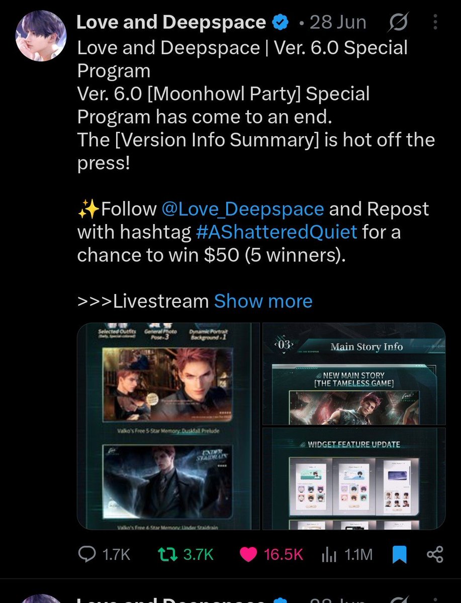 Yumiarrt's tweet photo. If they really removed him and have no intention of bringing him back then why are his official PVs still on Twitter? Why haven't they deleted them? Sorry but I refuse to give up 😭
#Valko #VALKORETURNTOLAD https://t.co/uqOku6oCxP